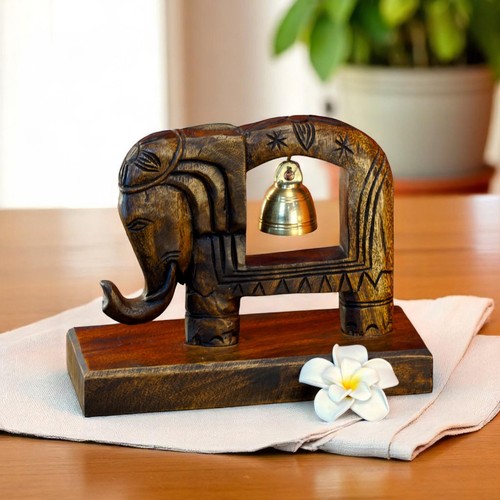 Elefant figur holz bronze - figur,