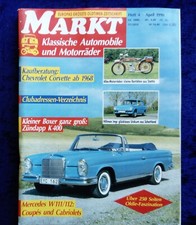 Oldtimer Markt 4.1990 Mercedes