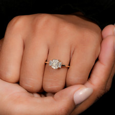 Damen Diamant Ring Lab Grown