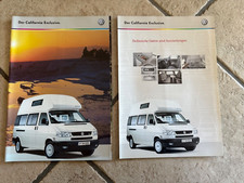 Der California  Exclusive VW Prospekt und Technische Daten Broschüre  Reisemobil