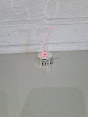 Led kerze zahl nummer rgb - led, 7