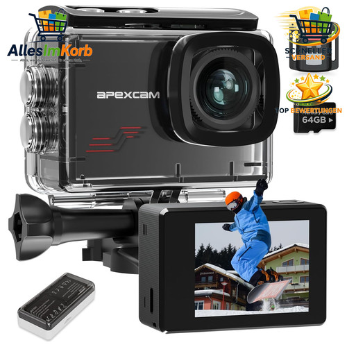 Action cam 60fps 48mp - cam, 4k