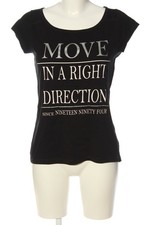 QS BY S.OLIVER T-Shirt Damen Shirt Gr. DE 36 schwarz Casual-Look