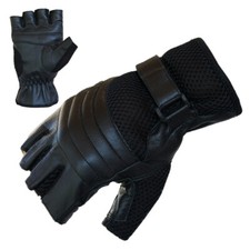 Motorradhandschuhe Leder Mesh