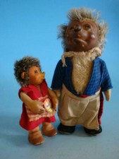 2 ältere Steiff Tiere Igel