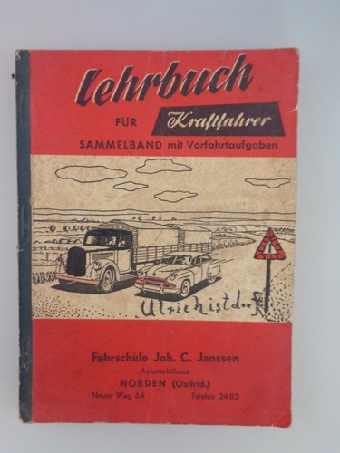 Lehrbuch für kraftfahrer 1955 - lehrbuch,