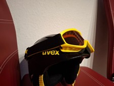 Skihelm mit Skibrille starke