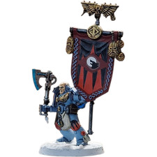Standartenträger Space Marines Warhammer 40k Banner bemalt