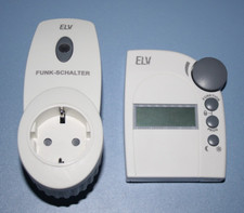 ELV Set 1x FS20 STR-2 Wandthermostat 1x ELV FS20 ST-4 kompatibel mit Conrad