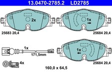 13.0470-2785.2 ATE Brake Pad