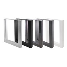 2U Tischgestell Tischkufen