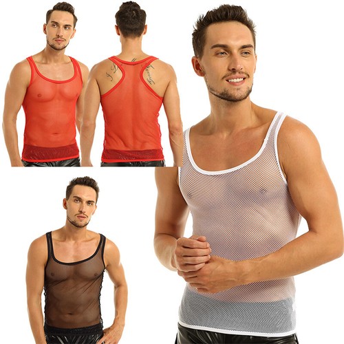 Herren netz hemd weste - herren,