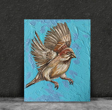 Original Öl- Impasto Gemälde