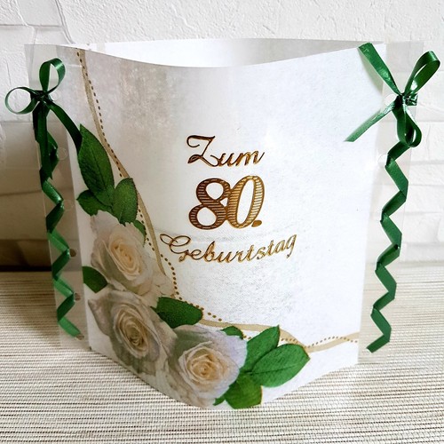 Geburtstag windlicht aus - 80,