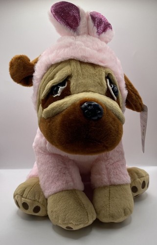 Kuscheltier mops pink hasen - kuscheltier,