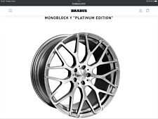 4 x BRABUS Monoblock Y "Platinum Edition" 10,5J x 21H2 ET50 für MB G-Klasse 463A
