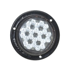 Baldauf Rückstrahler, Katzenauge weiß für Oldtimer PKW Motorrad