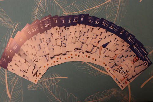 Autogrammkartensatz signiert