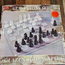 Glas Schach - Brettspiel - Vollständig