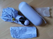 Regenschirm Super-Mini-Taschenschirm Damen winzig klein ca. 90 cm leicht + Etui 