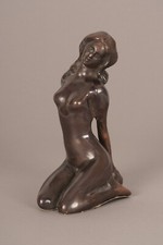 Bronze Figur | weiblicher Akt |  signiert Valente