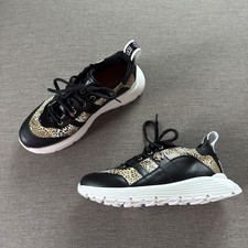 Roberto Cavalli  Sneaker Schuhe schwarz weiß Leo Leoparden Look  , Gr. 39 NEU