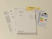 Bedienungsanleitung TV Sony Bravia KDL -46 / -40 / -32 - neuwertig