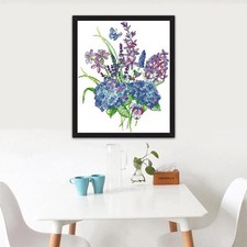 Blumen Kreuzstich Set mit