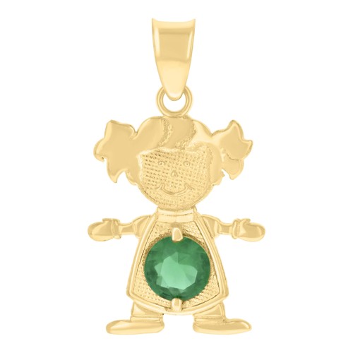 10k gelbgold grün - gelbgold, damen