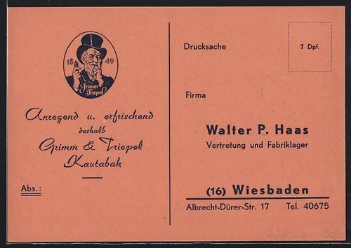 Künstler wiesbaden grimm - künstler-ak,