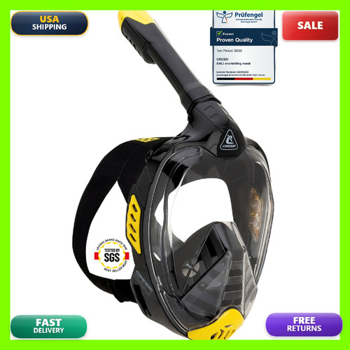 Cressi bali black yellow - cressi, black/yellow