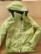 ⛷️ Jack Wolfskin Winterjacke (S) – Neon-Grün, Teddyfleece, TEXAPORE/MICROGUARD