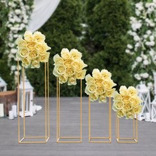 4pcs Metal Flower Stand Party