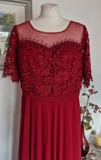 Langes abendkleid mit spitze - abendkleid,