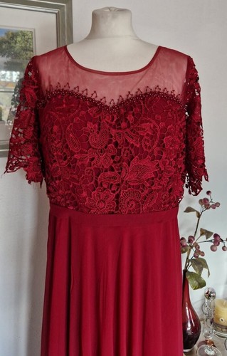 Langes abendkleid mit spitze - langes,