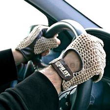 Autofahrer Handschuhe Auto Fahrerhandschuhe Vintage Retro Lammleder Leder Braun