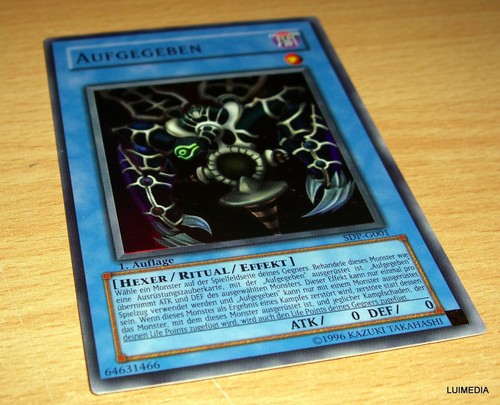 Aufgegeben sdp g001 ultra rare - aufgegeben, ultra-rare