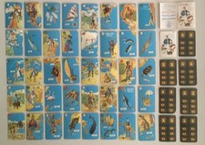 BÜNTING TEE KAFFEE kompl. Quartettspiel KAPITÄN PITT Werbung Reklame 60er Jahre