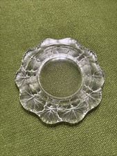 LALIQUE France KRISTALLSCHALE 15,5 cm HONFLEUR  Geranienblätter 15,5cm
