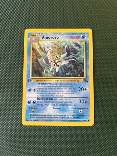 Pokémon karte amoroso 62 - amoroso, 40/62