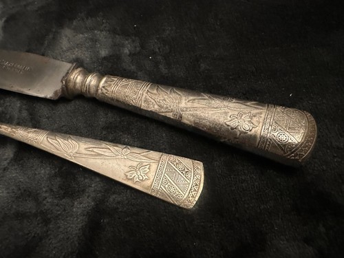 Jugendstil messer gabel - gr.,