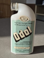 Vintage Odol Mundspülung Glas
