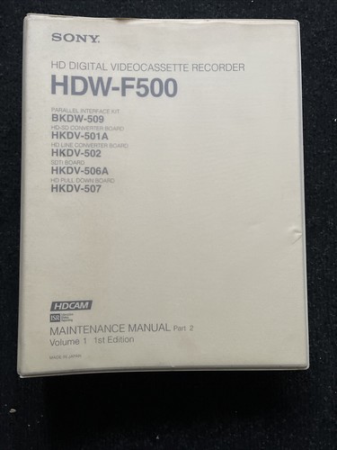 Sony hdw f500 - sony, digital