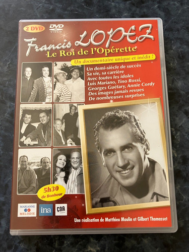 Dvd francis lopez - dvd, könig