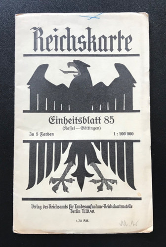Reichskarte einheitsblatt - einheitsblatt, 85