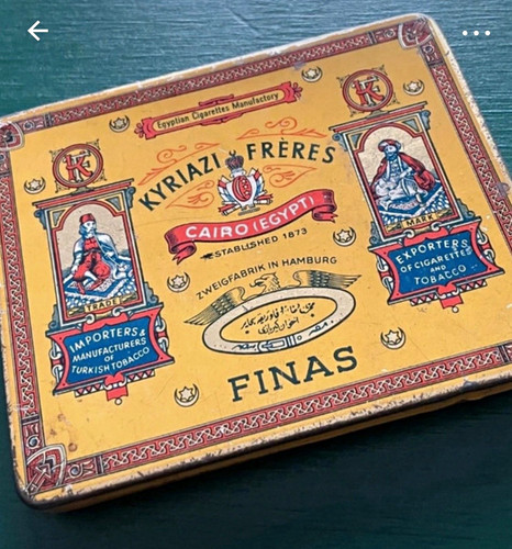 Kyriazi frères zigarettendose - kyriazi,