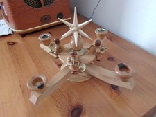 Leuchter sehr alt Erzgebirge mit Engeln und Stern