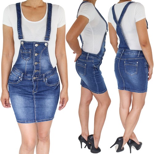 Latzrock mini jeans rock - mini,