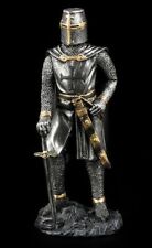 Kreuzritter mit Schwert - Ritter Deko Figur Statue Mittelalter