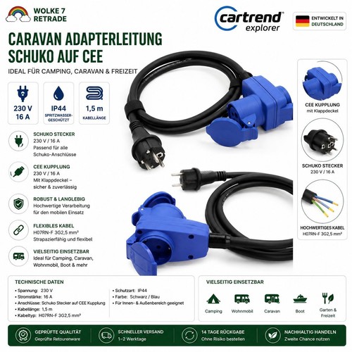 Cartrend explorer schuko - explorer,